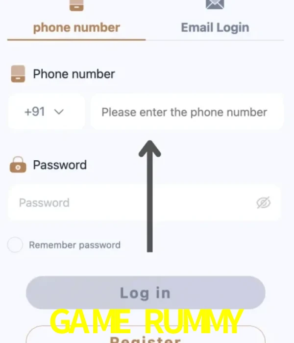 GAME RUMMY login
